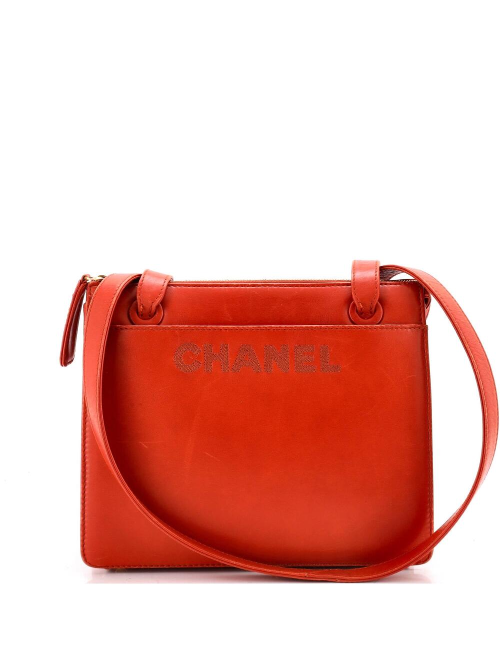 Chanel Vintage Logo Tote Leather Small #364701C72B